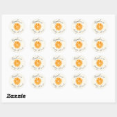 Stickers Little Cutie Baby shower Favoriser (Feuille)