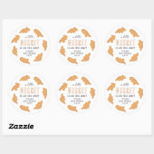 Stickers Little Nugget Baby shower Favoriser (Feuille)