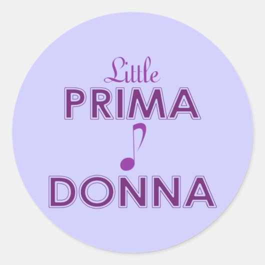Stickers Little Prima Donna (Devant)