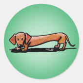 Stickers Little Red Doxie (Devant)
