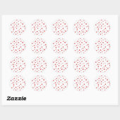 Stickers Little Red Hearts (Feuille)