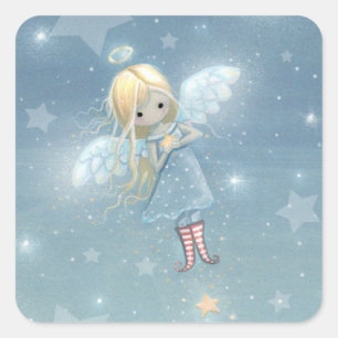Stickers Little Star Angel Idéal pour les étiquett