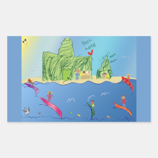 Stickers Little Surfers (Devant)