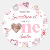 Stickers Little Sweetheart Valentine 1er Anniversa (Devant)