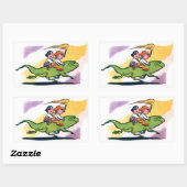 Stickers Lizard Ride de Peter Wheat (7 formes) (Feuille)