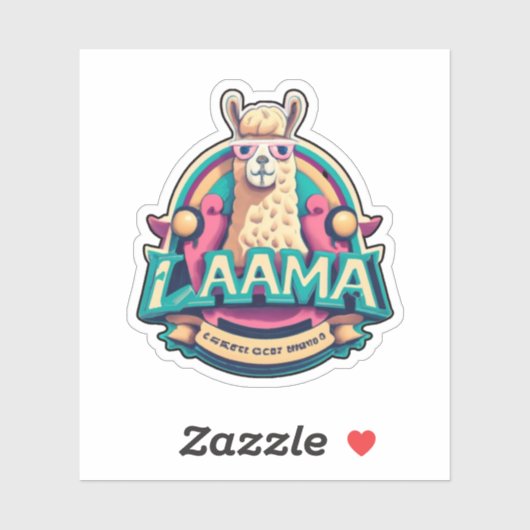 Stickers Llama Ajouter une touche de Whimsy votre  (Feuille)