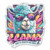 Stickers Llama Ajouter une touche de Whimsy votre  (Devant)