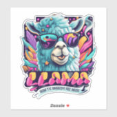 Stickers Llama Ajouter une touche de Whimsy votre  (Feuille)