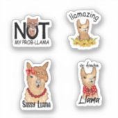 Stickers Llama mignonette (Recto)