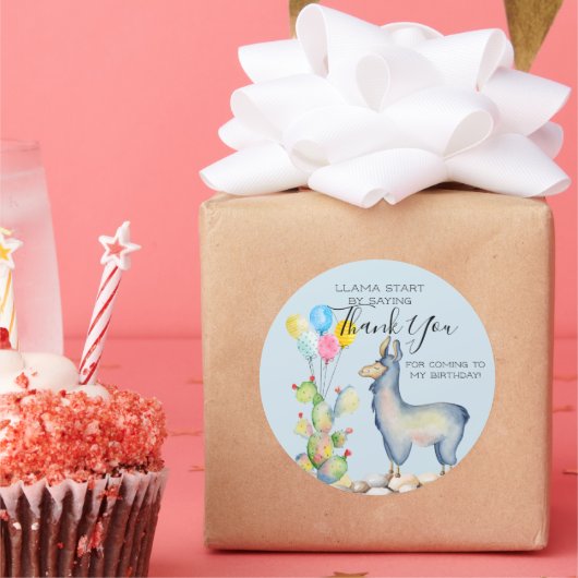 Stickers Llama Party Favoriser (Fête)