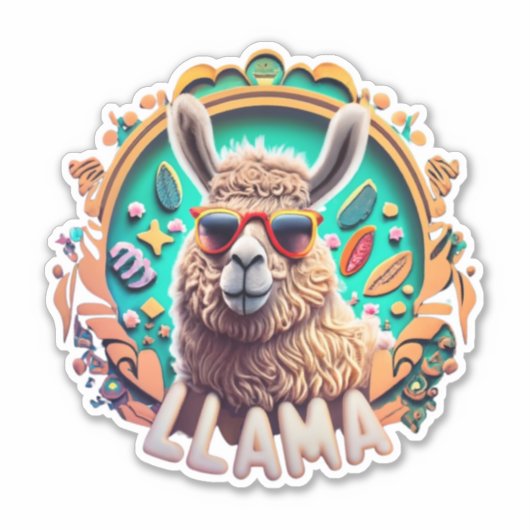 Stickers Llama pour chaque occasion Boutique maint (Devant)
