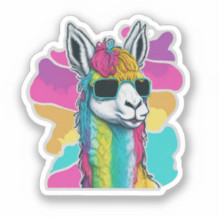 Stickers Llama pour le journalisme et le scrapbook