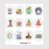 Stickers Logements Magiques (Feuille)