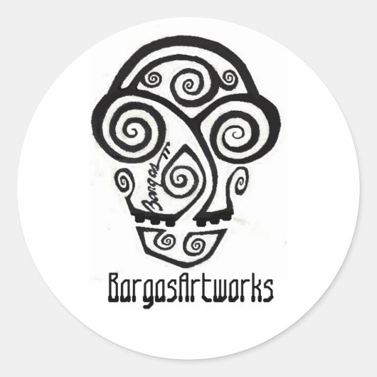 Stickers Logo BargasArtworks (Devant)