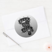 Stickers Logo Black & Silver Rock & Roll 2 (Enveloppe)