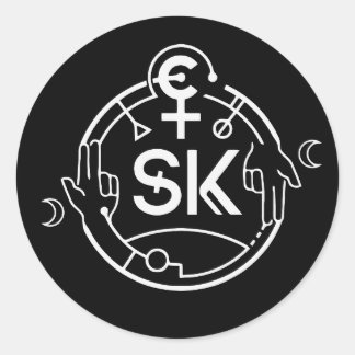 Stickers logo blanc SiKe