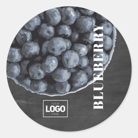 Stickers Logo Brandy Blueberry (Devant)