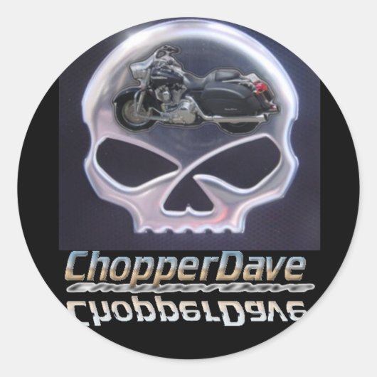 Stickers Logo ChopperDave (Devant)