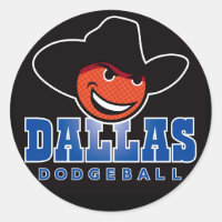 Stickers Logo Dallas Dodgeball