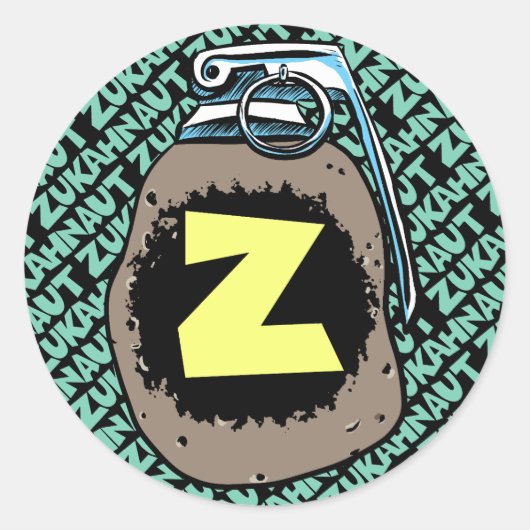 Stickers logo de la grenade de pomme de terre (Devant)