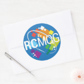 Stickers Logo de la Guilde Quilt Moderne Rocket Ci (Enveloppe)