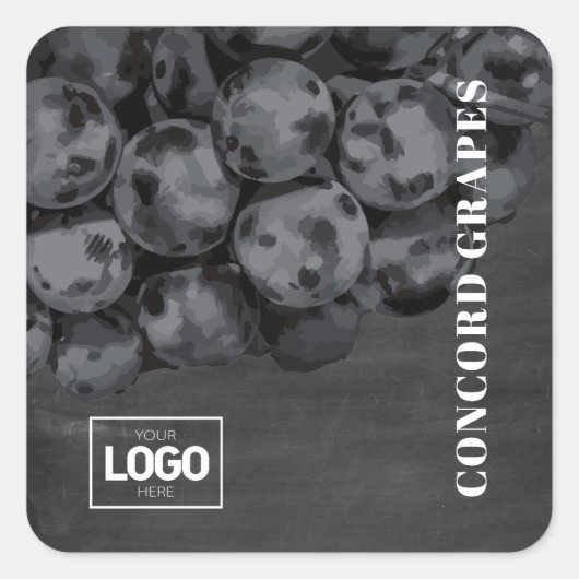 Stickers Logo de Raisins de Concorde de Brandy (Devant)
