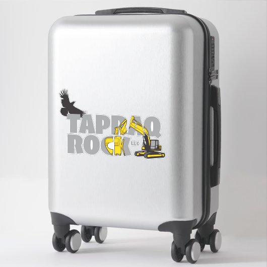 Stickers Logo de Tapraq Rock (Sur valise)