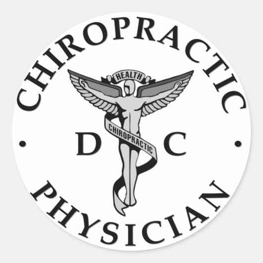 Stickers Logo du médecin chiropratique (Devant)