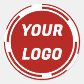 Stickers Logo Entreprise PERSONNALISABLE (Devant)