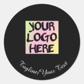 Stickers Logo et Texte personnalisés (Devant)