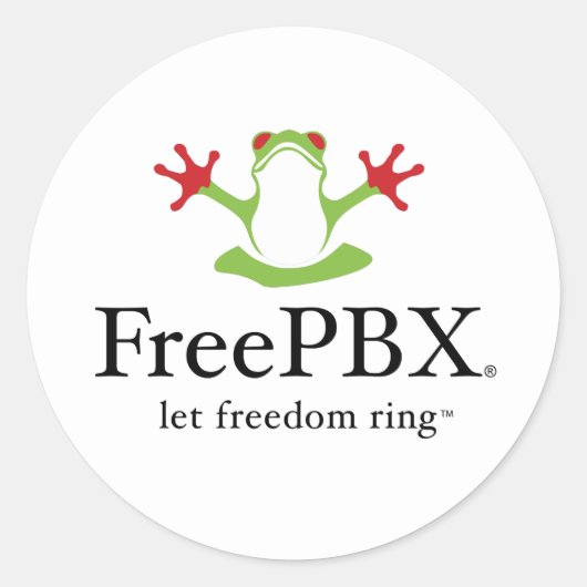 Stickers Logo FreePBX (classique) (Devant)