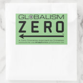 Stickers Logo Globalism Zero™ Black Line (Sac)