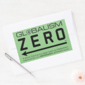 Stickers Logo Globalism Zero™ Black Line (Enveloppe)