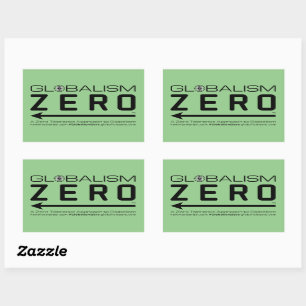 Stickers Logo Globalism Zero™ Black Line