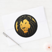 Stickers Logo Golden Lion Head (Enveloppe)