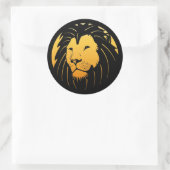 Stickers Logo Golden Lion Head (Sac)
