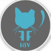 Stickers Logo Huntsville Felines oubliés (Devant)