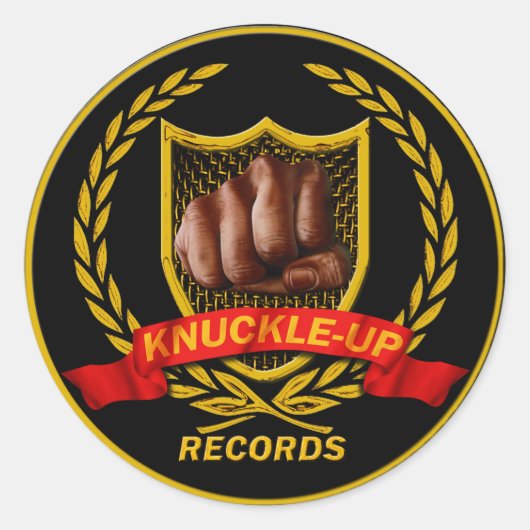 Stickers Logo Knuckkup Records (Devant)