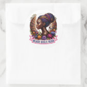 Stickers Logo Lire Filles Noires - Vinyl Afrocentr (Sac)