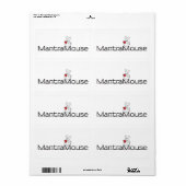 Stickers Logo MantraMouse® (Feuille entière)