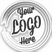 Stickers Logo Personnalisé Logo Professionnel (Recto)