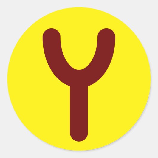 Stickers Logo utopique (Devant)