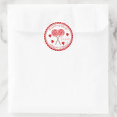 Stickers Lollipop Jour Valentines (Sac)
