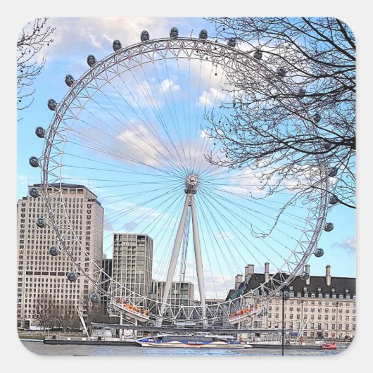 Stickers London Eye Observation Wheels #2 (Devant)