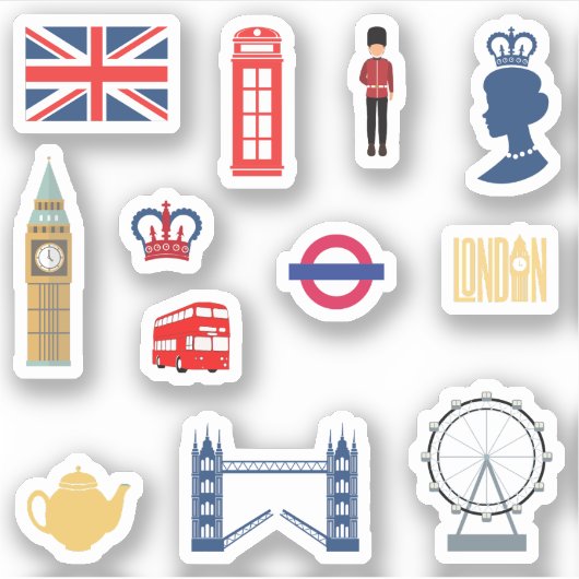 Stickers Londres (Devant)