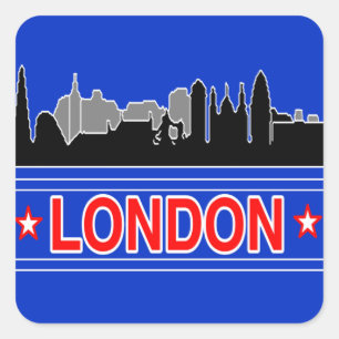 Stickers Londres Skyline Travel