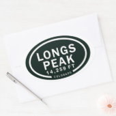 Stickers Longs Peak 14,259 FT CO Mountain (Enveloppe)