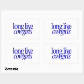 Stickers Longue Vie Cowgirls (Feuille)