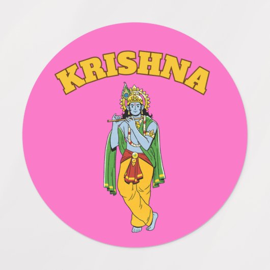 Stickers Lord Krishna (Design 2)