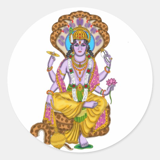 Stickers Lord Vishnu (Devant)